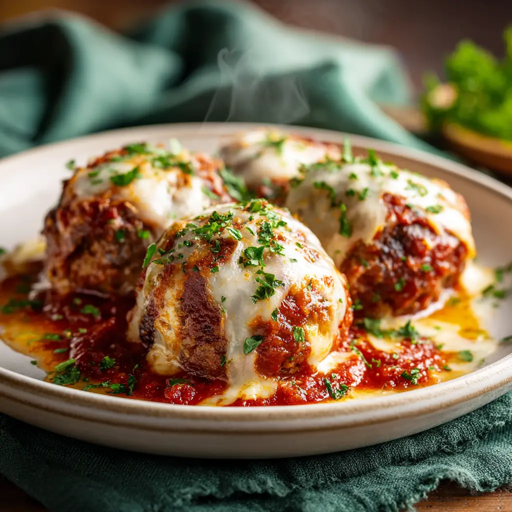 Olive Garden Meatballs Parmigiana