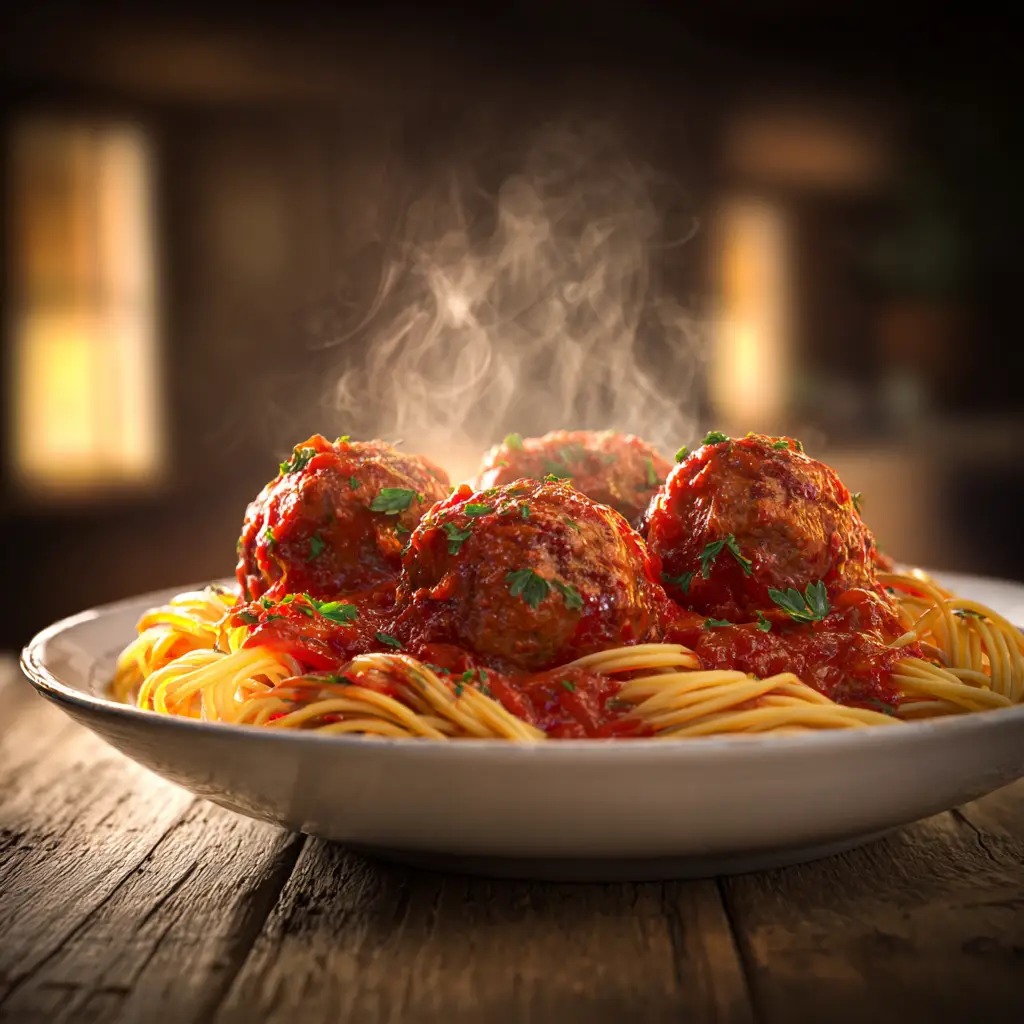Olive Garden Spaghetti Meatballs