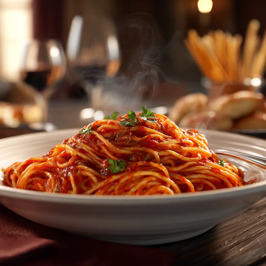Olive Garden Spaghetti with Marinara V