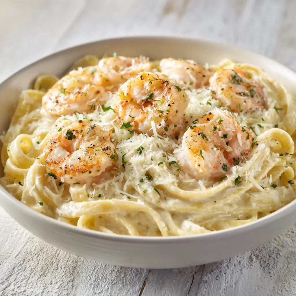 Olive Garden Shrimp Alfredo Serves 4 6