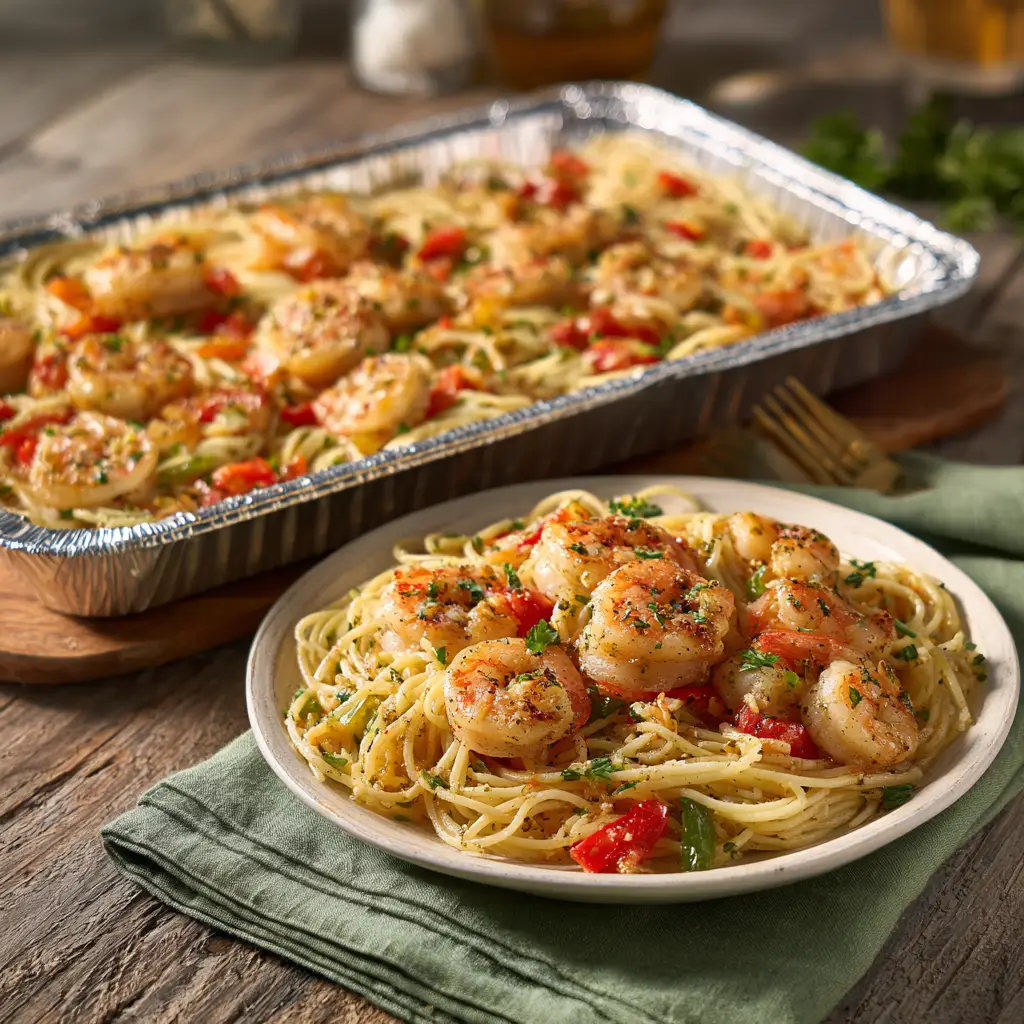 Olive Garden Shrimp Scampi Serves 4 6