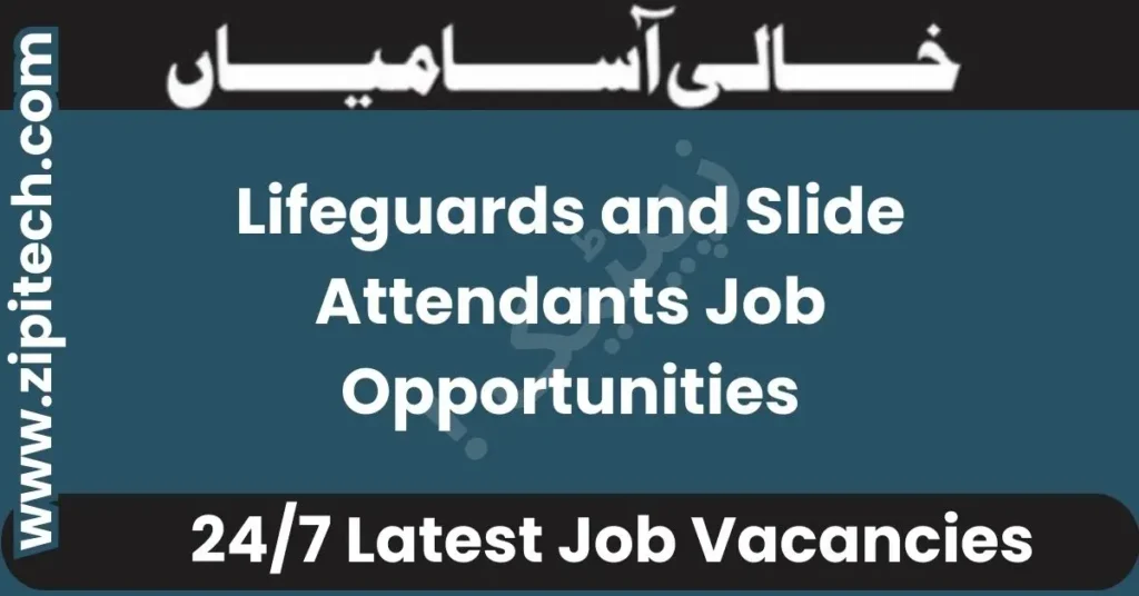 Lifeguards and Slide Attendants Job Opportunities