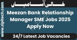 Meezan Bank Relationship Manager SME Jobs