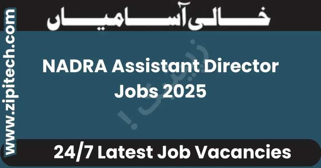 NADRA Assistant Director Jobs 2025