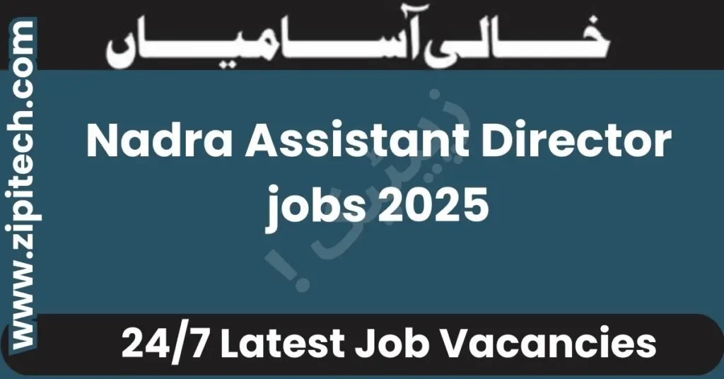 Nadra Assistant Director jobs