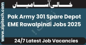 Pak Army 301 Spare Depot EME Rawalpindi Jobs