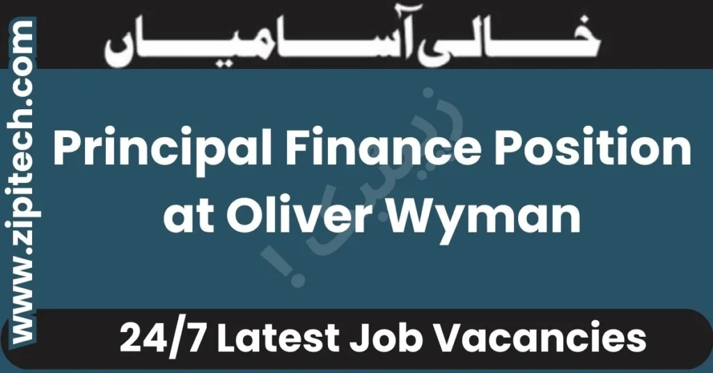 Principal Finance Position at Oliver Wyman