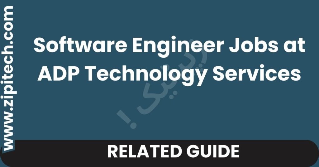 Software Engineer Jobs at ADP Technology Services