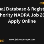 National Database & Registration Authority NADRA Job 2025 Apply Online